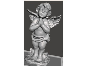 praying angel creatures 3d print model - Mito3D