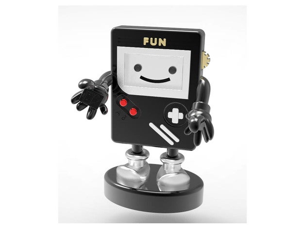 gaming-Maschine Miniatur-Spielzeug - Spielzeug Spiele 3dmodeling 3d-Modellierung 3d-drucken Kunst Niedlich niedlichen Roboter Dekoration display doll komisch komische Sache glücklich happy3d scale-Modell 3D print model - Mito3D