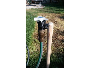 garden sprinkler fan blade outdoor gardena hose water watering 3d print model - Mito3D
