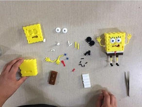spongebob Modell Roboter patrick star rhea sponge bob systemrhea 3d print model - Mito3D