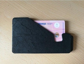 slim wallet fantom ispirato 3d la stampa portafoglio 3d print model - Mito3D