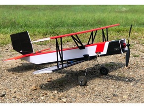 bi-toob rc avión piezas impresas descripción de la versión vehículos láminas espuma foamplane rcplane 3d print model - Mito3D