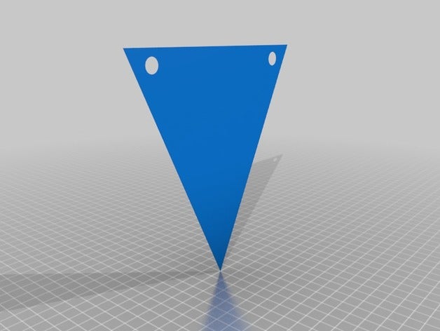 3d stampabile bunting stampa 3D print model - Mito3D