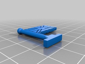 la unión británica de enchufe perno acción pin marcador marca 2 juguete juego accesorios 3d print model - Mito3D