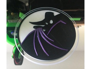 darkwing duck medal coin coins badges 3d print model - Mito3D