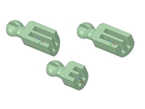 sustitución de apoyos sidepiece 1996 transalp carenado supporti ricambio carene partes 3d print model - Mito3D