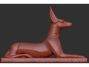 egypt anubis sculptures 3dmodel animal 3d print model - Mito3D