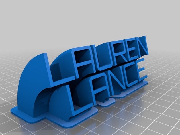 targhetta office personalizzato 3D print model - Mito3D