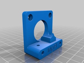 linke hand mk8 extruder-base-Ersatz-filament-guide 3d Drucker Extruder 3d print model - Mito3D