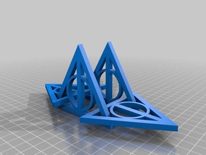 deathly hallows chain 3d printing harry potter 3d print model - Mito3D