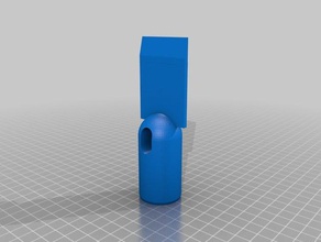 el mango de una escoba rascador cocina comedor palo final 3d print model - Mito3D