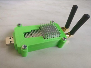 limesdr mini case holes heatsinks computer limesdrmini 3d print model - Mito3D