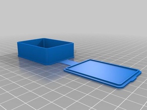 personnalisé cas de forme rectangulaire les conteneurs 3d print model - Mito3D