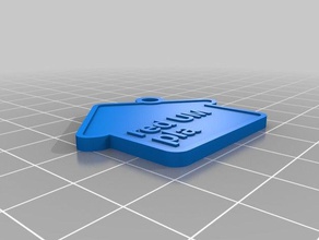 kırmızı um Anahtarlık özelleştirilmiş 3d print model - Mito3D