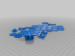 pocket dungeon 30 tiles delvers start tile toys games 3d print model - Mito3D