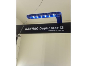 wanhao i3-Duplikator-filament-guide geführt 3d Drucker Teile led-Halter led-Fassung led-Streifen makerselect3dprinter monoprice makerselect duplicator i3 mods plus 3d print model - Mito3D