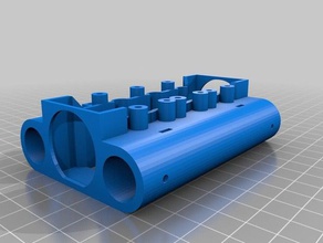 tricolor v6 transporte 3d a impressora partes he3d mendel reprap yeet 3d print model - Mito3D