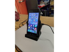 anker wireless charging dock keine seitlichen Schienen mobile Telefon 3d print model - Mito3D