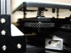 m3 cama de nivelamento botão 3d a impressora partes Impressora 3mm heatbed viveiro recartilhado porca parafuso aperto manual roda tronxy x1 3d print model - Mito3D