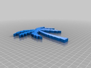 articulated palm tree 3d print model - Mito3D
