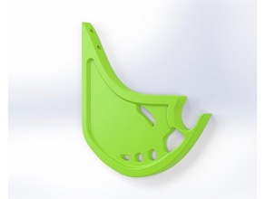 filament spool hook mounting wall diy mount holder spoolholder hanger topology optimization 3d print model - Mito3D