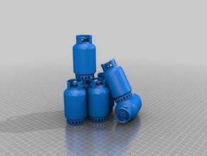 Grundnahrungsmittel, gas-Container - Spielzeug Spiel Zubehör 3d print model - Mito3D