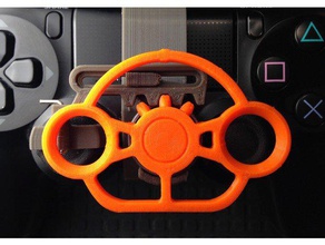 playstation 4 controller mini ruota video giochi 3d print model - Mito3D