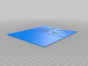 birthday card foldable other 3d print model - Mito3D