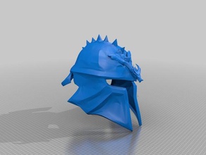 dragon age inquisition helmet 3d printing 3d print model - Mito3D