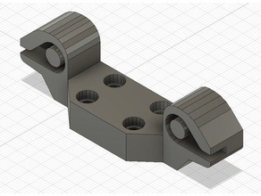 anet a6a8 support de ceinture plus courte ceintures correctement installé transversal 3d l'imprimante pièces a6 mods mise à niveau a8 mises 3d print model - Mito3D