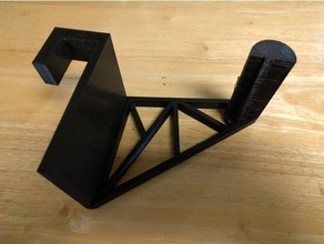 filament cintre 3d de l'imprimante accessoires support bobine verticale 3d print model - Mito3D