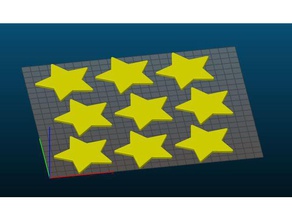 ocd glow-in-the-dark soffitto di stelle bambini 3d la stampa bagliore scuro starship 3d print model - Mito3D