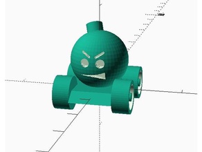 rc bomba gaslands de juguete juego accesorios 3d print model - Mito3D