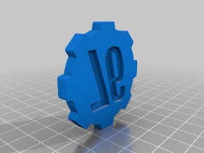 fallout 76 logo other 3d print model - Mito3D