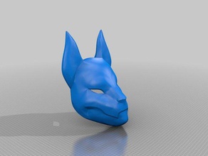 fortnite kitsune deriva máscara 3d impressão 3d print model - Mito3D