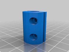 my customized 4 8 mm coupler parts 3d print model - Mito3D