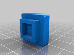 trapecio borde del cubo puzzles personalizado 3d print model - Mito3D
