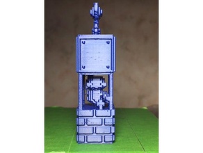 mario springen Skulpturen super bros 3d print model - Mito3D