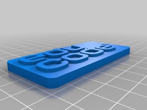 educode keychain bruxelles 27-28-29 ao&ucirct 2018 keychains 3d print model - Mito3D