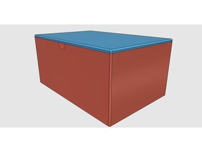 boîte à fermeture magnétique de l'organisation rangement 3d print model - Mito3D
