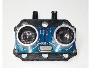 lego ultrasons sr04 support de caméra la robotique fpv hc-sr04 3d print model - Mito3D