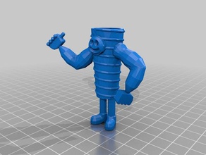 roladuct rakam heykeller 3d print model - Mito3D