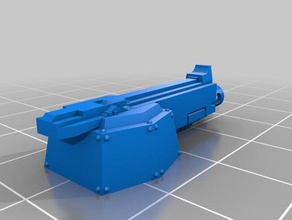 torreta de 40k tren vehículos warhammer 3d print model - Mito3D