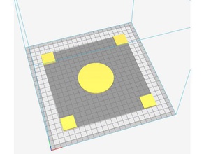 help heatbed leveling 3d printing tests corners 3d print model - Mito3D