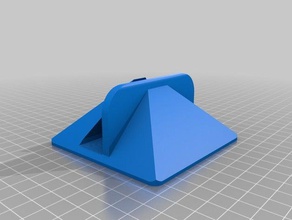 simple phone camera holder mobile stand 3d print model - Mito3D