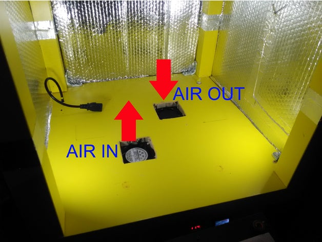 anycubic kasanın altındaki hava akımı 3d baskı 3D print model - Mito3D