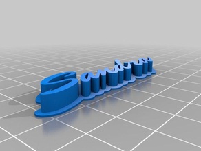 sandra sculture personalizzato 3d print model - Mito3D