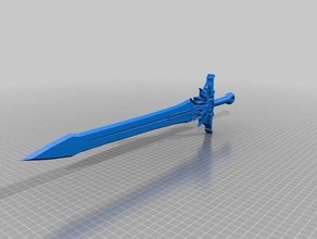 diablo espada de tyrael 3d impresión 3d print model - Mito3D