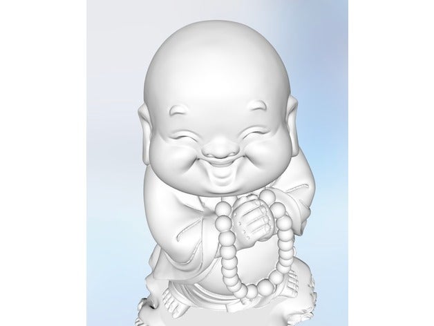 sourire moine 3d de l'impression claven moo 3D print model - Mito3D