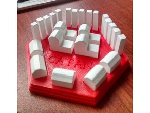 catan pezzo titolare giocattolo gioco accessori da tavolo 3d print model - Mito3D